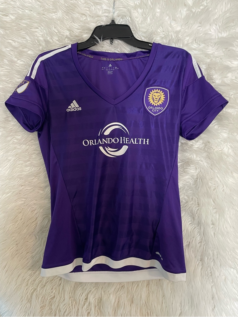 Orlando City Soccer Club Adidas Climacool Women’s Jersey. Size Large